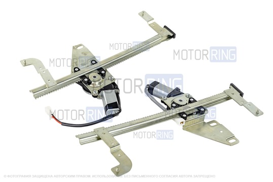 Комплект передних электростеклоподъемников ДЗС реечного типа для ВАЗ 2109, 21099, 2114, 2115