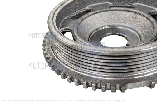 Чугунный шкив коленвала А120 для 16-клапанных ВАЗ 2110-2112, Лада Приора