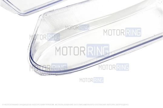Гладкие стекла фар (пластик) для ВАЗ 2113, 2114, 2115