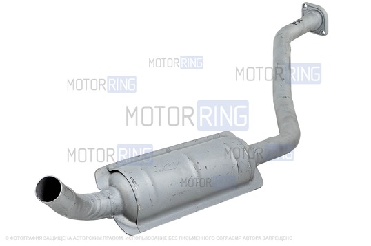 Штатный резонатор под катализатор на ВАЗ 2101-2107 карбюратор