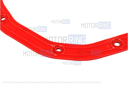 Прокладка масляного поддона силиконовая красная с металлическими шайбами для ВАЗ 2108-21099, 2110-2112, 2113-2115, Лада Калина, Приора, Гранта