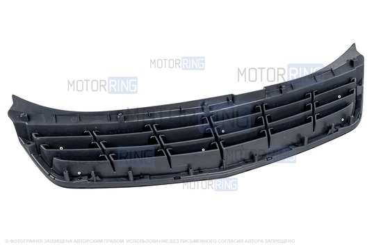 Решетка радиатора 2 лопасти черная для Лада Приора SE седан, Приора 2