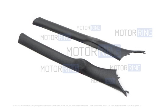 Облицовки стоек ветрового окна VS-Avto под пищалки (направлены на стекло) для Лада Гранта, Гранта FL, Калина 2_1