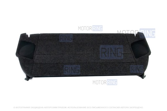 Акустическая полка VS-Avto с боковинами и тканевыми вставками для Лада Приора универсал_1