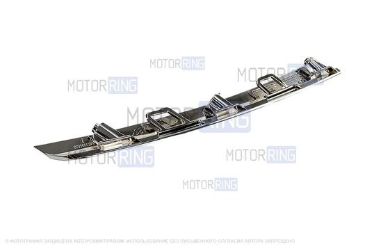 Верхний левый молдинг переднего бампера хром для Лада Ларгус FL