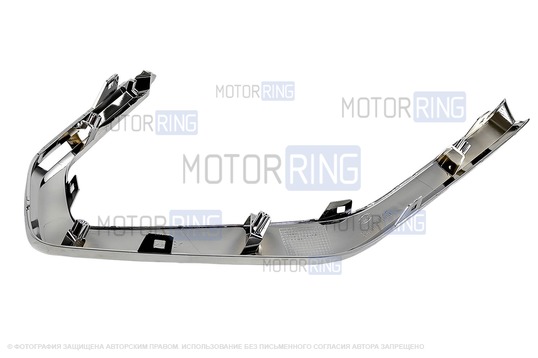 Хромированный нижний правый молдинг бампера для Лада Веста NG Кросс, Веста SW NG Кросс