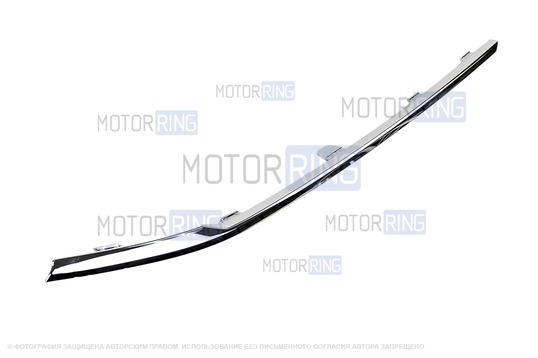 Верхний правый молдинг (вставка) решетки радиатора Хром для Лада Веста NG_1