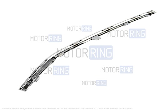 Верхний правый молдинг (вставка) решетки радиатора Хром для Лада Веста NG
