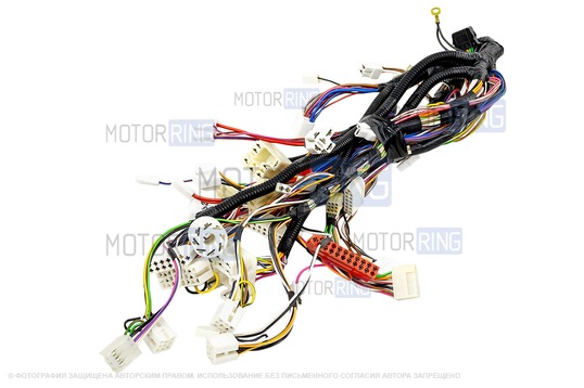 Подпанельный жгут проводов 21150-3724030-80 для ВАЗ 2108-21099, 2113-2115 с европанелью_1
