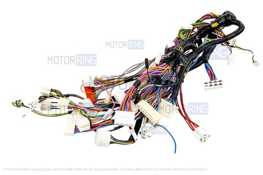Подпанельный жгут проводов 21150-3724030-80 для ВАЗ 2108-21099, 2113-2115 с европанелью