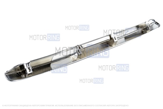 Хром накладка (Сабля) заднего номера для Лада Приора седан, хэтчбек