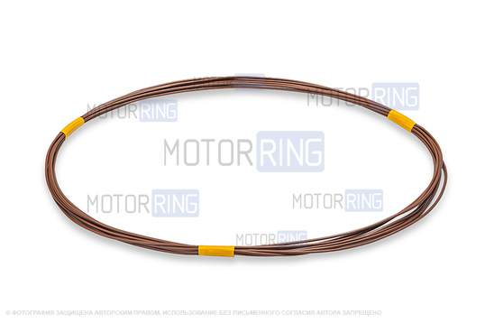 Провод ПВАМ коричневый 1кв.мм Cargen 5м для автопроводки_1