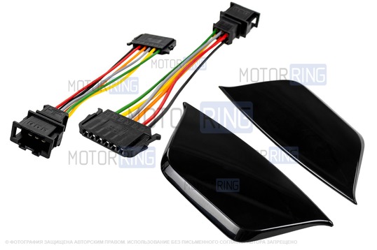 Полный комплект установки диодных фонарей на Шевроле Нива