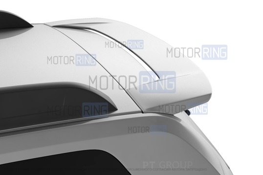 Спойлер PT Group Sport для Renault Duster 2012-2020 г.в., Nissan Terrano с 2014 г.в._1