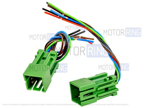 Комплект разъемов электрозеркал (мама) для Лада Калина, Приора, Гранта