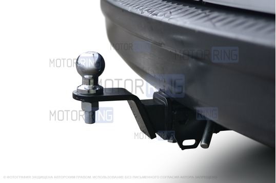 Тягово-сцепное устройство (фаркоп) PT Group со съемным квадратом для Лада Ларгус, Ларгус FL_1