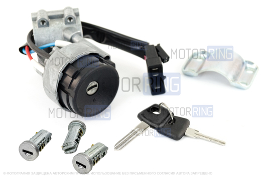 Замок зажигания ПТИМАШ с цилиндрами замков для Лада Гранта_1