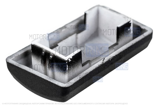 Крышка кнопки аварийной сигнализации Stitch белый для Лада Приора с 2013 г.в.