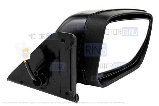 Правое боковое зеркало Урбан с электроприводом и обогревом в цвет для Лада 4х4, Нива Легенд
