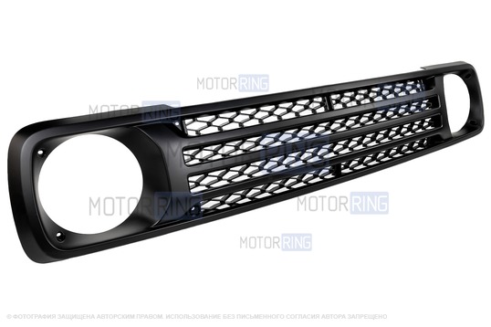 Решетка радиатора Урбан Делюкс без места под шильдик для Лада 4х4, Нива Легенд_1