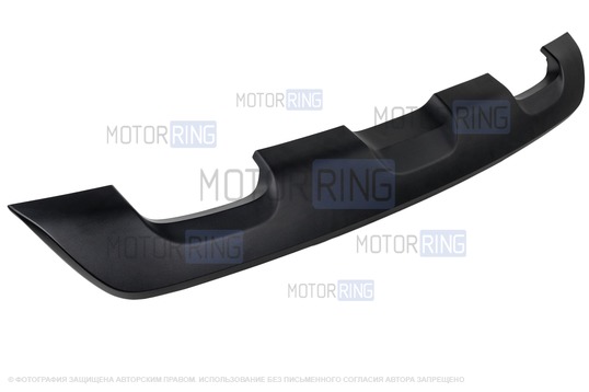 Накладка заднего бампера черная для Renault Sandero Stepway_1