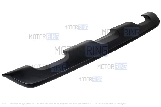 Накладка заднего бампера черная для Renault Sandero Stepway