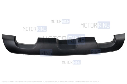 Накладка заднего бампера черная для Renault Sandero Stepway