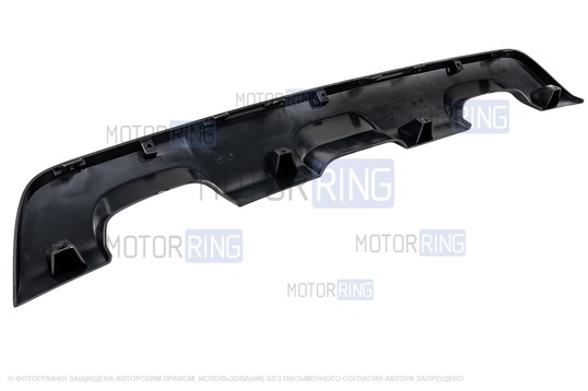 Накладка заднего бампера черная для Renault Sandero Stepway