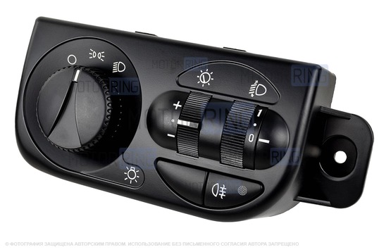 Блок управления светотехникой ВИЭ под комплектацию Норма (без кнопки включения ПТФ) для Лада Приора_1