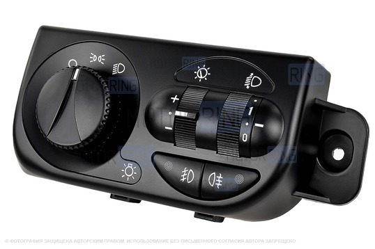 Блок управления светотехникой ВИЭ под комплектацию Люкс (с кнопкой включения ПТФ) для Лада Приора_1