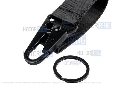 Тканевый брелок-петля на ключи Пушкагонка