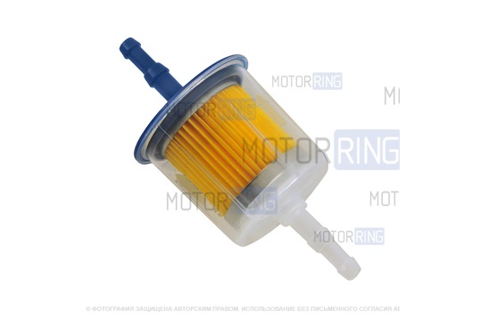 Топливный прямоточный фильтр POLISTONE без отстойника для карбюраторных ВАЗ 2101-2107, 2108-21099, 2110-2112, 2113-2115_1