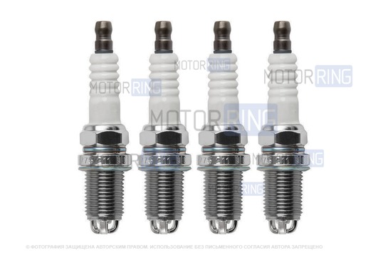Комплект свечей зажигания ДВРМ YTTRIUM для 16 кл инжекторных ВАЗ 2110-2112, 2113-2115, Гранта, Калина, Калина 2, Приора_1