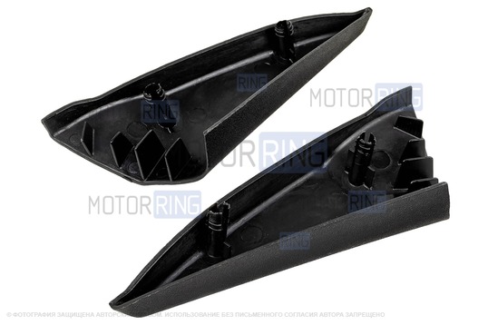 Внутренние глухие уголки под зеркала с электроприводом для Лада Калина