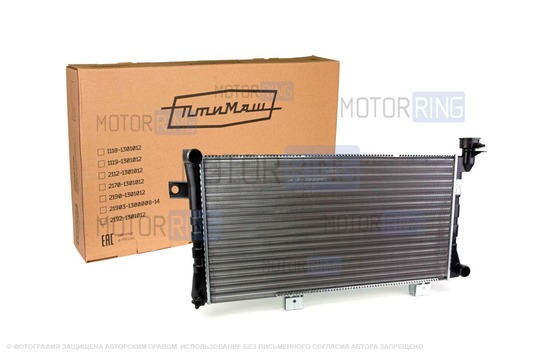 Радиатор охлаждения двигателя ПТИМАШ для карбюраторных Лада 4х4 (Нива)_1