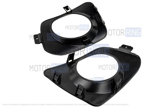 Неокрашенные рамки противотуманных фар (ПТФ) для Лада Калина