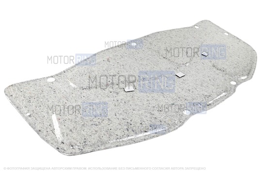 Обивка капота (фольга) с крепежом для Лада Ларгус FL