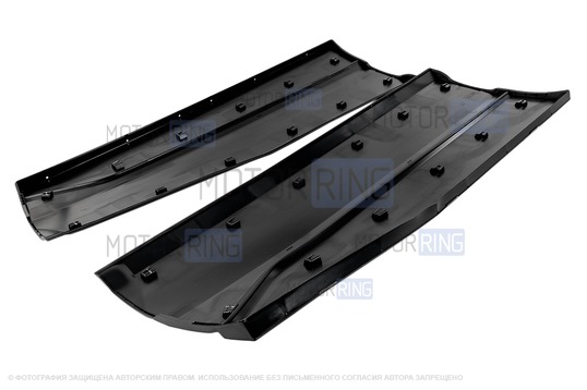 Комплект молдингов (пластиковых обвесов) образца 2021 года для Лада Нива Тревел
