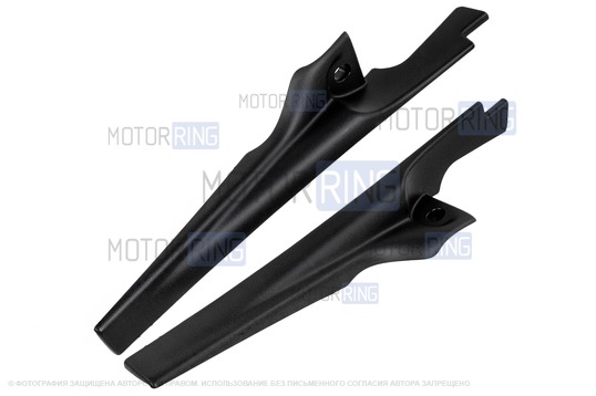 Накладки на петли капота (боковые жабо) для Renault Logan 2, Sandero 2_1