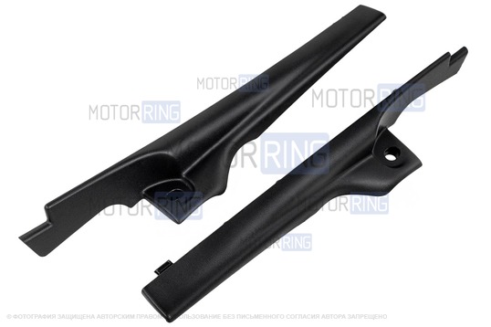 Накладки на петли капота (боковые жабо) для Renault Logan 2, Sandero 2