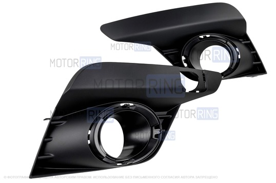 Облицовки противотуманных фар для Renault Logan 2, Sandero 2 с 2018 г.в._1