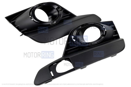 Облицовки противотуманных фар для Renault Logan 2, Sandero 2 с 2018 г.в.