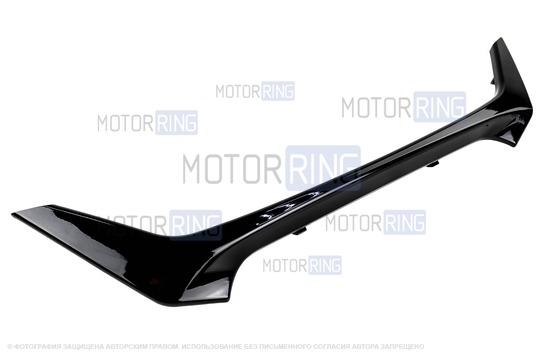 Молдинг консоли панели приборов (ласточка) Черный лак для Лада Веста_1