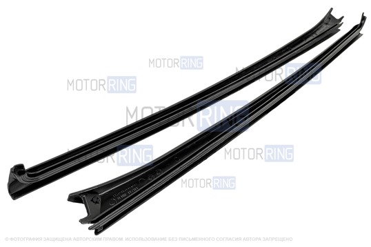 Окантовки ветрового окна (лобового стекла) боковые для ВАЗ 2110-2112, Лада Приора