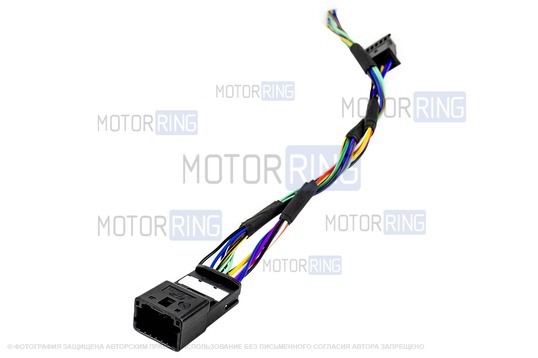 Серебристая накладка мультируля с проводкой подключения (без кнопки обогрева) для Лада Веста, Икс Рей, Ларгус FL