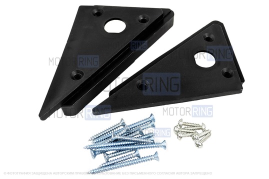 Боковые черные лаковые зеркала Truckman под Питер с механической регулировкой для ВАЗ 2104, 2105, 2107