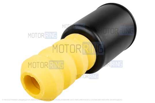 Отбойник (буфер хода сжатия) передней подвески Технологии Будущего в сборе с кожухом для ВАЗ 2110-2112, Лада Приора, Гранта, Калина, Калина 2