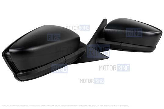 Боковые механические зеркала АТП в стиле Гранты адаптированные для ВАЗ 2110-2112, Лада Приора_1