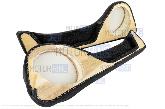 Подиумы VS-Avto на передние двери под 20см динамики для Шевроле Нива, Лада Нива Тревел