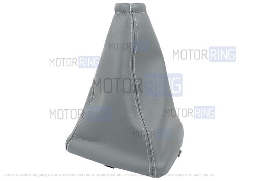 Чехол рычага КПП серый для Лада Калина_1